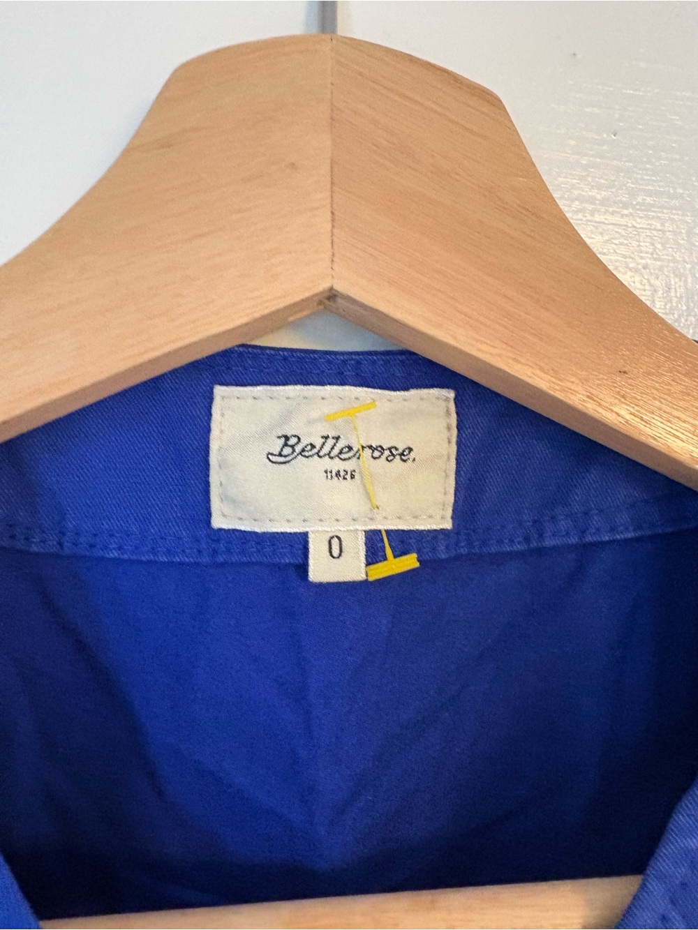 Bellerose Cobalt Blue Lester Long-Sleeve Utility Jumpsuit - Picture 5 of 7